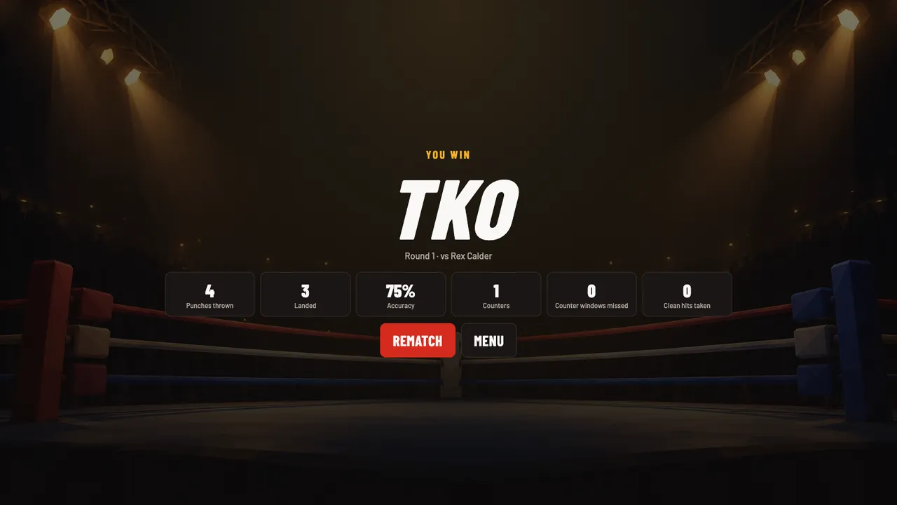 Win by knockout or on points